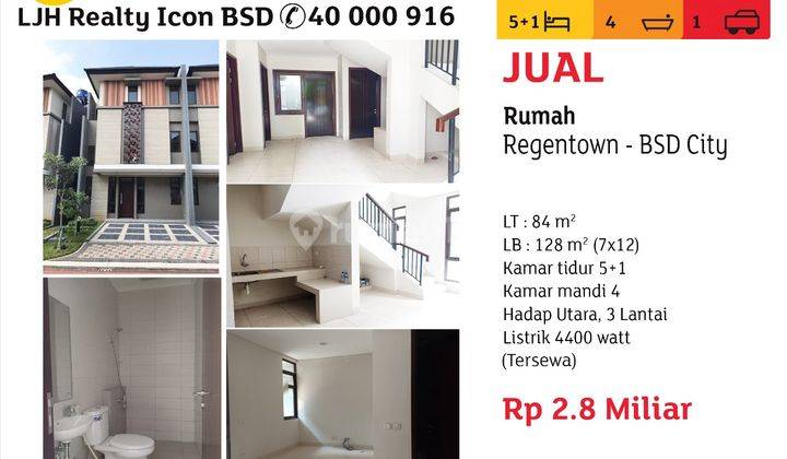 Di Jual Rumah Di Cluster Ragentown Bsd City Rumah SHM - Sertifikat Hak Milik 1