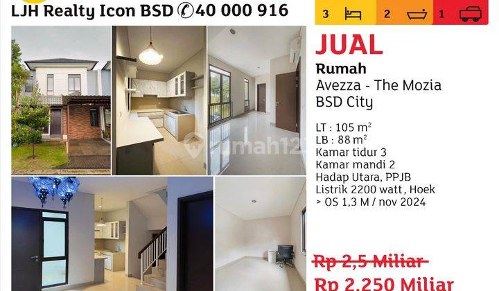 Banting Harga Rumah Di Avazza The Mozia Bsd City Rumah Unfurnished di Avezza  -  The Mozia BSD City, BSD City Lainnya - PPJB, Girik, Adat, dll 1