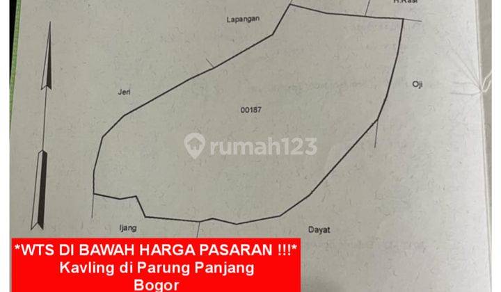 Di Bawah Harga Pasaran Kavling di Parung Panjang Bogor 1