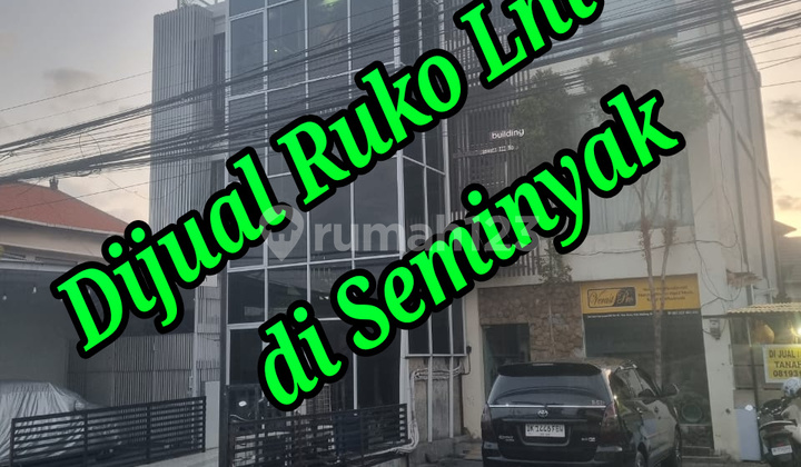 For sale 3-Story Shop House on Jln Saraswati, Seminyak, Kuta, Bali For sale 3-Story Shop House on Jln Saraswati, Seminyak, Kuta, Bali