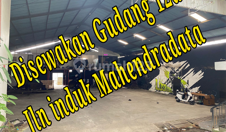 Bebas Banjir, Gudang, 1 Lantai, SHM, Dekat Fasilitas Kesehatan, Siap Huni,