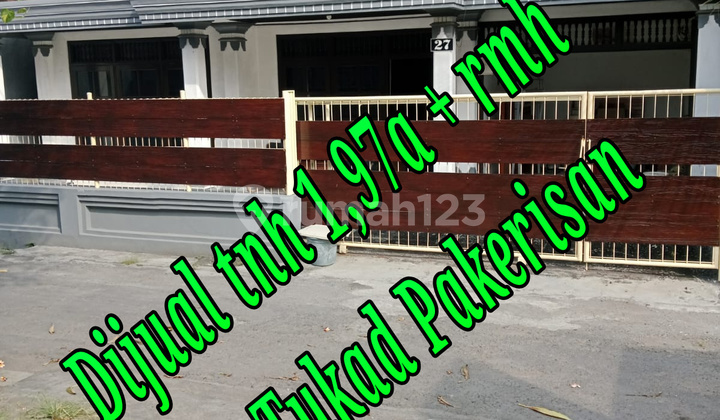 Dijual Tanah 1,97a Bonus Rmh Di Jln Tukad Pakerisan Panjer Denpasar Selatan Bali Tanah di Indomaret Tukad Pakerisan, Jl. Tukad Pakerisan, Panjer, Denpasar Selatan, Kota Denpasar, Bali, Indonesia, 80225, Denpasar Selatan SHM 197.0 m²