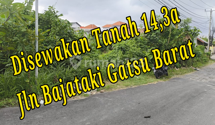 Disewakan Tanah 14,3A di Jln Bajataki Gatsu Barat Denpasar Bali Tanah di Jl. Bajataki No 4, Padangsambian Kaja, Denpasar Barat, Kota Denpasar, Bali, Indonesia, 80117, Denpasar Barat SHM 1430.0 M² Disewakan Tanah 14,3A di Jln Bajataki Gatsu Barat Denpasar Bali Tanah di Jl. Bajataki No 4, Padangsambian Kaja, Denpasar Barat, Kota Denpasar, Bali, Indonesia, 80117, Denpasar Barat SHM 1430.0 M²
