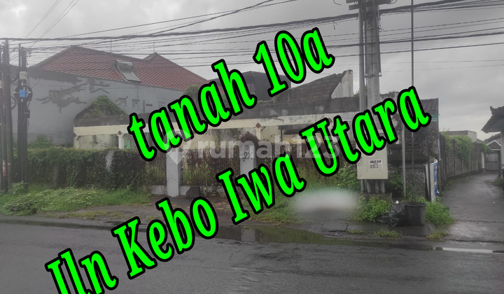 Dijual Tanah 10a Di Jln Kebo Iwa Utara Gatsu Barat Denpasar Bali Tanah di Jl. Kebo Iwa Utara No. 6, Padangsambian Kaja, Denpasar Barat, Kota Denpasar, Bali, Indonesia, 80117, Denpasar Barat SHM 1000.0 m²