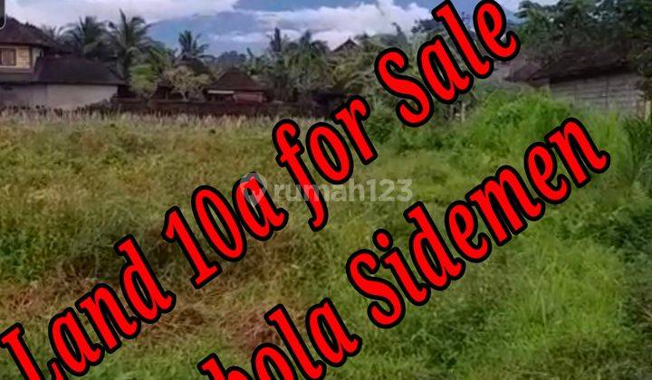 Land For Sale At Tebola Sidemen Traditional Village Bali Tanah di Jl. Raya Tebola, Telaga Tawang, Kec. Sidemen, Kabupaten Karangasem, Bali, Sidemen SHM 1050.0 m² 1