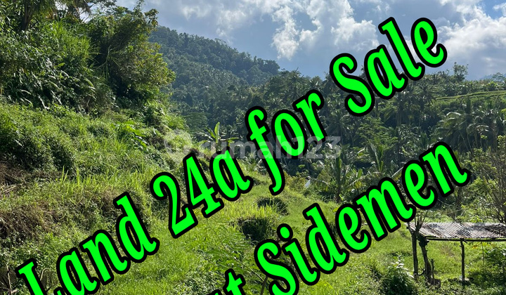 Land 24a For Sale Located in Sidemen Traditional Village, Bali. Hill land in Sidemen, Karangasem Regency, Sangkan Gunung, Sidemen, Karangasem, Bali, Indonesia, 80864. Certificate of Ownership (SHM), 2400.0 m².