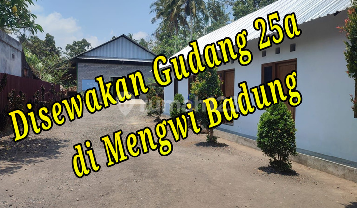 Disewakan Gudang 25A di Mengwi Badung Bali Gudang di Jl. Gunung Agung No. 7, Penarungan, Mengwi, Badung, Bali, Indonesia, 80351, Mengwi 2500.0 M² Unfurnished SHM Disewakan Gudang 25A di Mengwi Badung Bali Gudang di Jl. Gunung Agung No. 7, Penarungan, Mengwi, Badung, Bali, Indonesia, 80351, Mengwi 2500.0 M² Unfurnished SHM