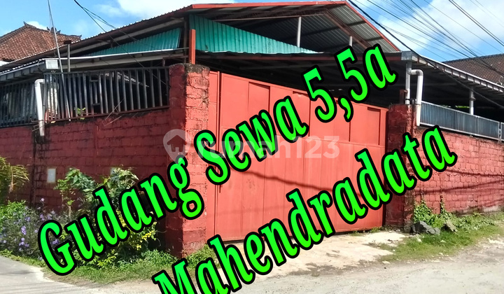 For Rent Warehouse 5.5a in Mahendradata Area, Denpasar Bali Warehouse at Jl. Mahendradatta No.88, Padangsambian, West Denpasar, Denpasar City, Bali, Indonesia, 80117, West Denpasar 550.0 m² Unfurnished Freehold Title For Rent Warehouse 5.5a in Mahendradata Area, Denpasar Bali Warehouse at Jl. Mahendradatta No.88, Padangsambian, West Denpasar, Denpasar City, Bali, Indonesia, 80117, West Denpasar 550.0 m² Unfurnished Freehold Title