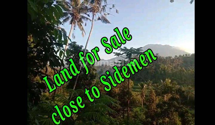 Land For Sale Location Close To Sidemen Traditional Village Bali  1