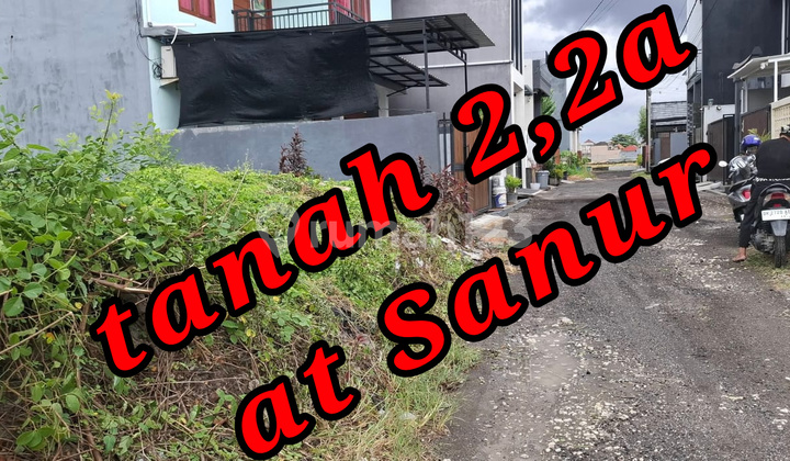 For Sale Land 2.2a in Sanur, Jln Danau Tempe, Denpasar, Bali  

Land at Jl. Danau Tempe I No.1, Sanur Kauh, South Denpasar, Denpasar City, Bali, Indonesia, 80227  

SHM 220.0 m², Sanur