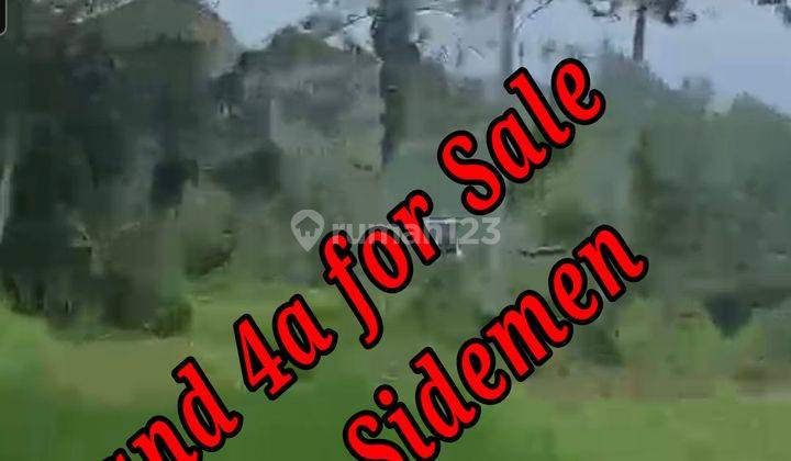 Land For Sale At Sidemen Traditional Village Bali 1