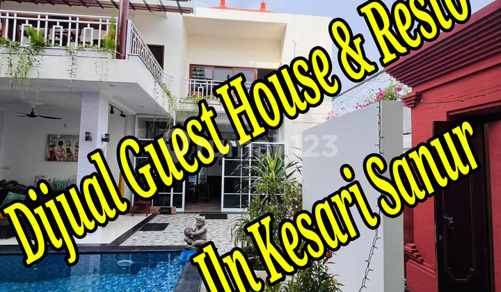 For Sale: Guest House and Restaurant on Jln Kesari, Sanur, Denpasar, Bali For Sale: Guest House and Restaurant on Jln Kesari, Sanur, Denpasar, Bali