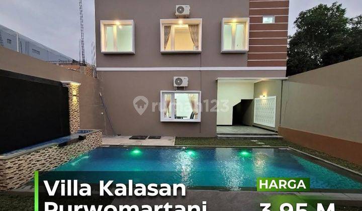 Villa Kalasan Purwomartani Luxury Pool Villa Siap Huni Full Funished 1