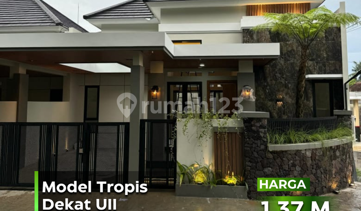 Rekomendasi Rumah Dekat Uii Mewah 1 Lantai Model Tropis
