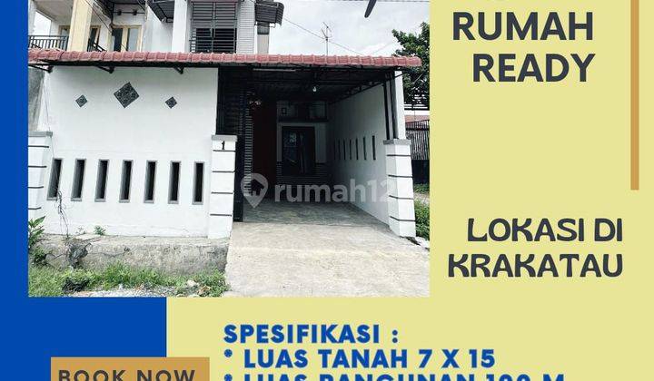 Rumah Turun Harga Rumah Di Krakatau. 7 X 15 1