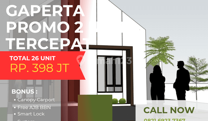 Promo 2 Unit Lagi Rumah Di Gaperta 1