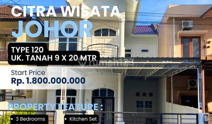 Rumah Citra Wisata Medan Johor  Turun Harga  1