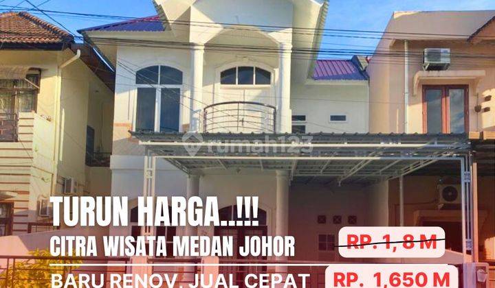 Turun Harga Rumah Plus Perabot Dan Elektronik Citra Wisata Medan Johor  1