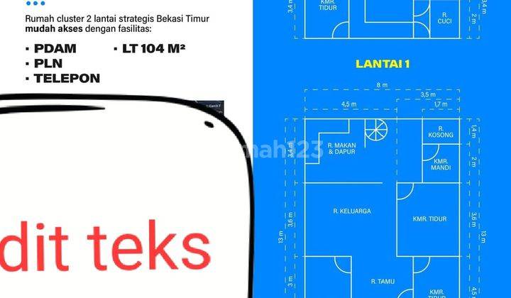 Di Jual Rumah Minimalis 2 Lantai Di Bekasi Timur 2