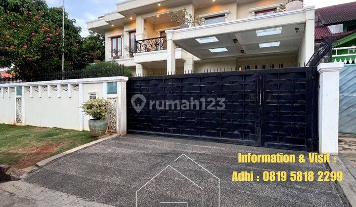 Rumah Besar Tanah Luas Di Rempoa Bintaro Nempel Pondok Indah 1