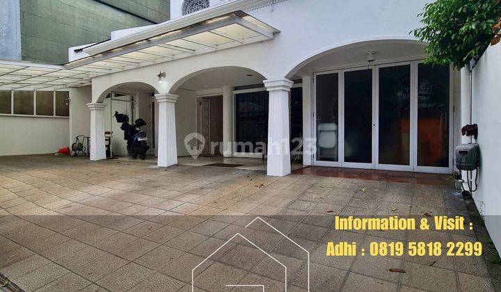 Investasi Rumah Jalan Lebar Bebas Banjir Strategis Di Kebayoran 1