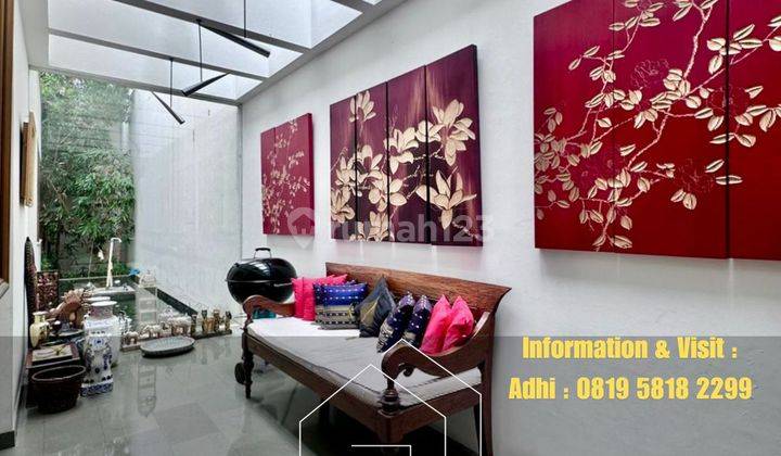 Rumah Modern Tropis Area Strategis Kebayoran Baru 2