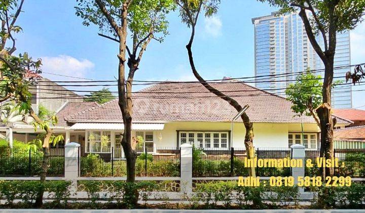 Rumah 1 Lantai Jarang Ada Depan Taman Kebayoran Baru 1