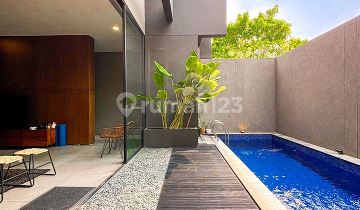 Rumah 3 Lantai Karya Arsitek Private Pool Jalan Lebar Bangka Kemang Rumah 3 Lantai Karya Arsitek Private Pool Jalan Lebar Bangka Kemang