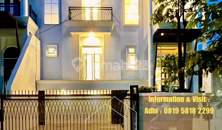 Rumah Baru Design Klasik Jalan Lebar Di Kebayoran Baru Rumah Baru Design Klasik Jalan Lebar Di Kebayoran Baru