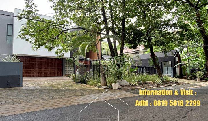 Rumah Baru Modern Tropis Area Elit Kebayoran Baru 2