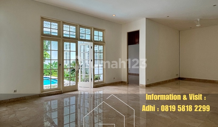 Rumah 1 Lantai Jalan Lebar Kawasan Elit Kebayoran Baru Rumah 1 Lantai Jalan Lebar Kawasan Elit Kebayoran Baru
