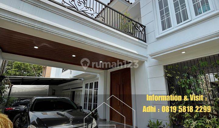 Rumah Klasik 2 Lantai Jalan Lebar Pondok Indah 2