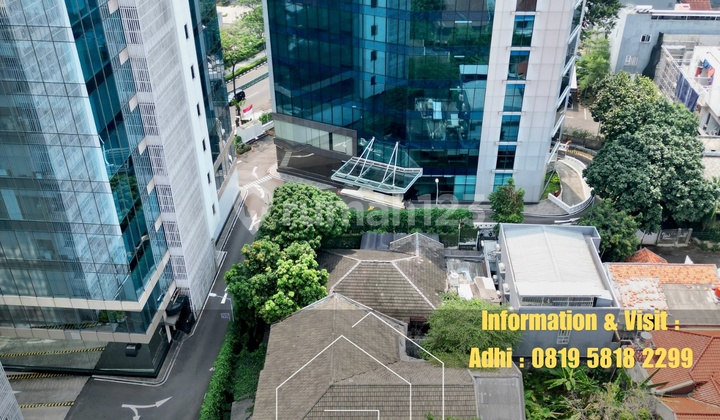 Old House Land Calculation Near Kebayoran Baru Business Area
