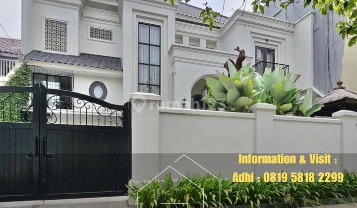 Rumah Klasik Siap Huni Jalan Lebar Di Kebayoran Baru 1