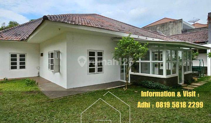 Rumah 1 Lantai Jarang Ada Depan Taman Kebayoran Baru 2