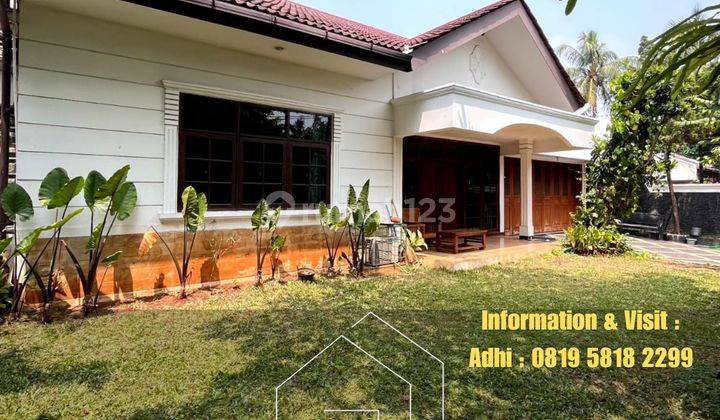 Jarang Rumah 1 Lantai Halaman Luas Di Kemang 2