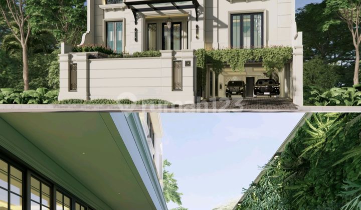 Rumah Baru 3 Lantai Design Classic Area Premium Kebayoran Baru