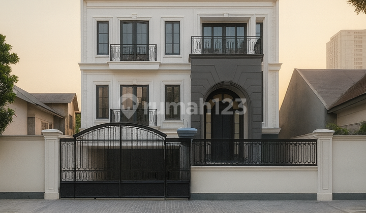 Rumah Baru Dsign Classic Lingkungan Perumahan Kebayoran Baru Dekat Scbd