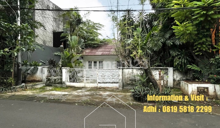 Jual Tanah Bonus Rumah Area Strategis Jalan Lebar Scbd