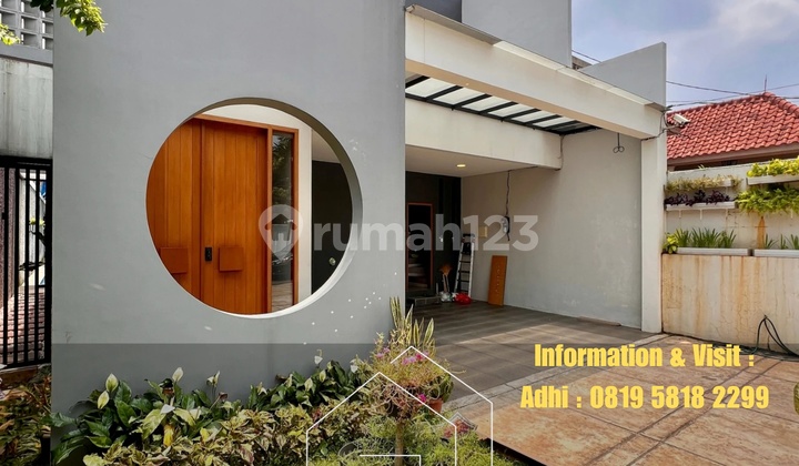 Dekat ke Tol Jalan Lebar Rumah di Dalam Komplek Cilandak 2