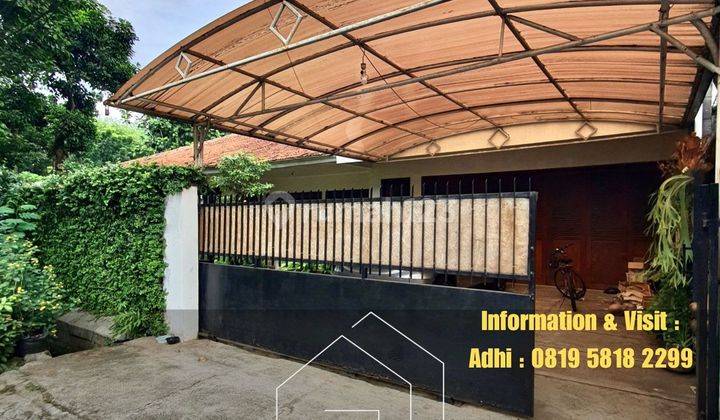 Jual Tanah Bonus Rumah Posisi Hook Kebayoran Baru 1