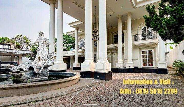 Rumah Sultan Mewah Megah Halaman Sangat Luas Di Cilandak 1