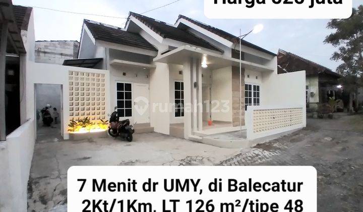 Rumah Minimalis Modern Dekat Kampus Umy Di Balecatur Gamping Sleman 1