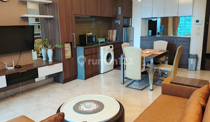 ruang makan apartment furnished 1 br