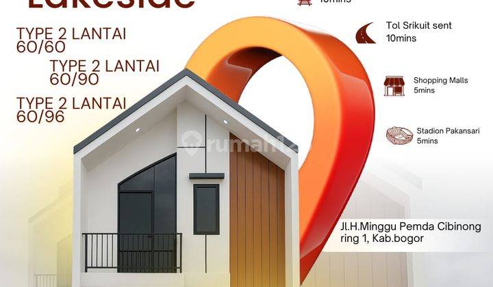 AWASSSS RUMAH DUA LANTAI CANTIK BANGET HARGANYA BIKIN MELONGO 1