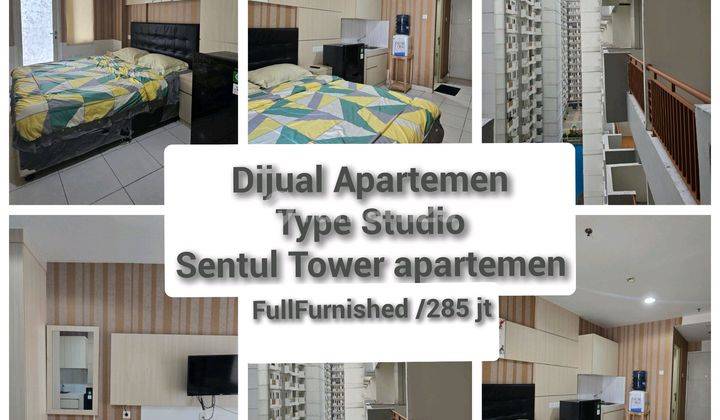 Dijual Apartemen Full Furnished 285 Jt Cash Keras Bisa Nego!!! Apartemen Sentul Tower 1 Kamar Tidur Furnished Bagus 1