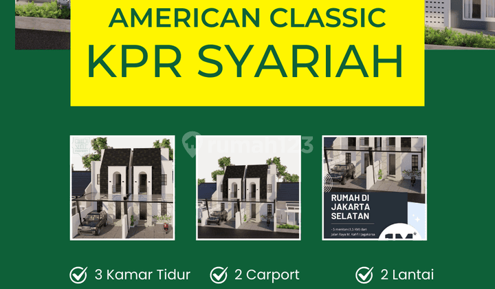 Rumah Ready Stock 1 M an di Jagakarsa Kpr Syariah Dekat Tol  2