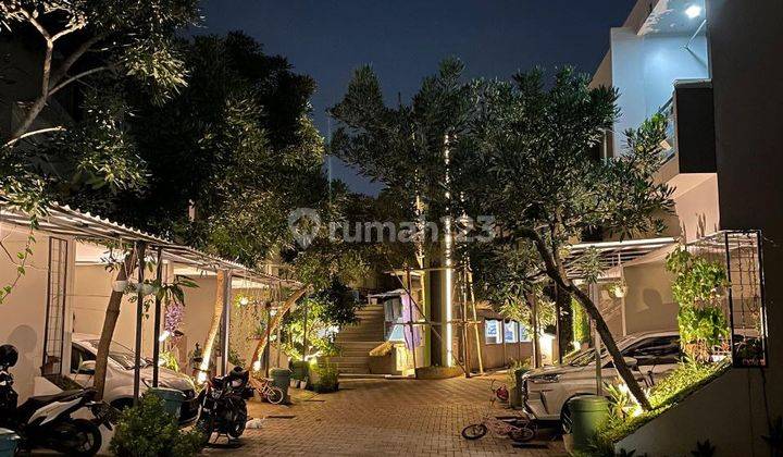 tampak depan rumah islami di depok pesantren