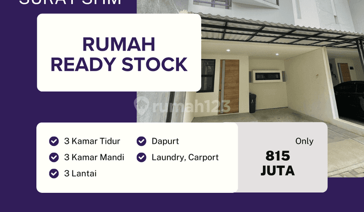 Miliki Rumah di Cinangka Depok Dekat Ciputat Ready Stock Siaphuni 1