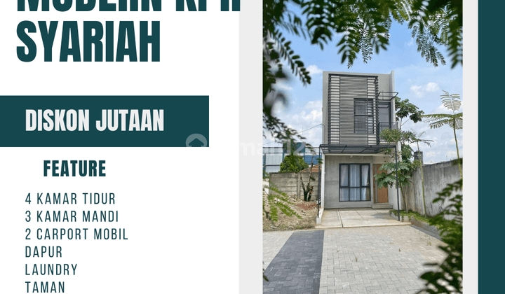 Rumah 2 Lantai di Depok 2 Carport 4 Kamar Tidur Dekat Tol Kprs 1